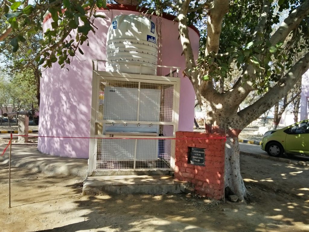 Donated Water Cooler in School